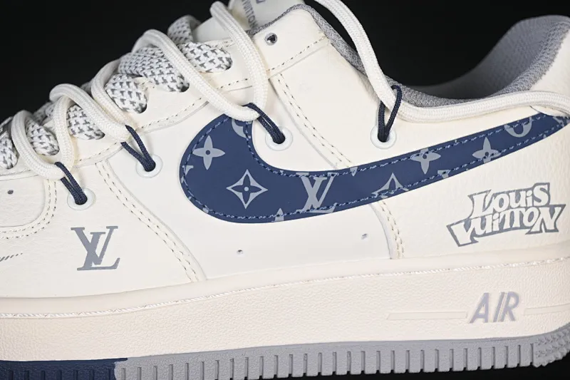 All categories Nk Air Force 1 Air Force series Nk Air Force 1 Low Air Force low-top Nike Air Force 1'07 Low LV joint flower blue hook drawstring Air Force 1 low-top casual sneakers DM6868-064